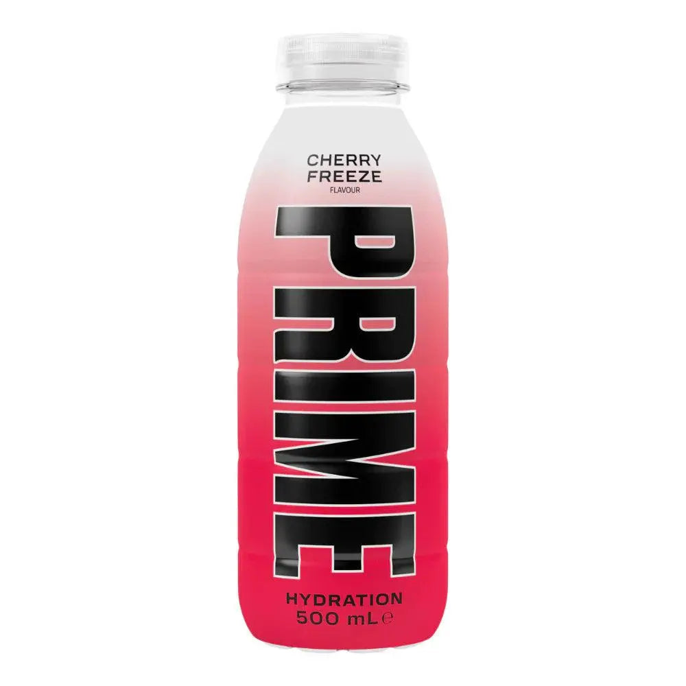 Prime Hydration bočica s okusom trešnje, roza, 500 mL