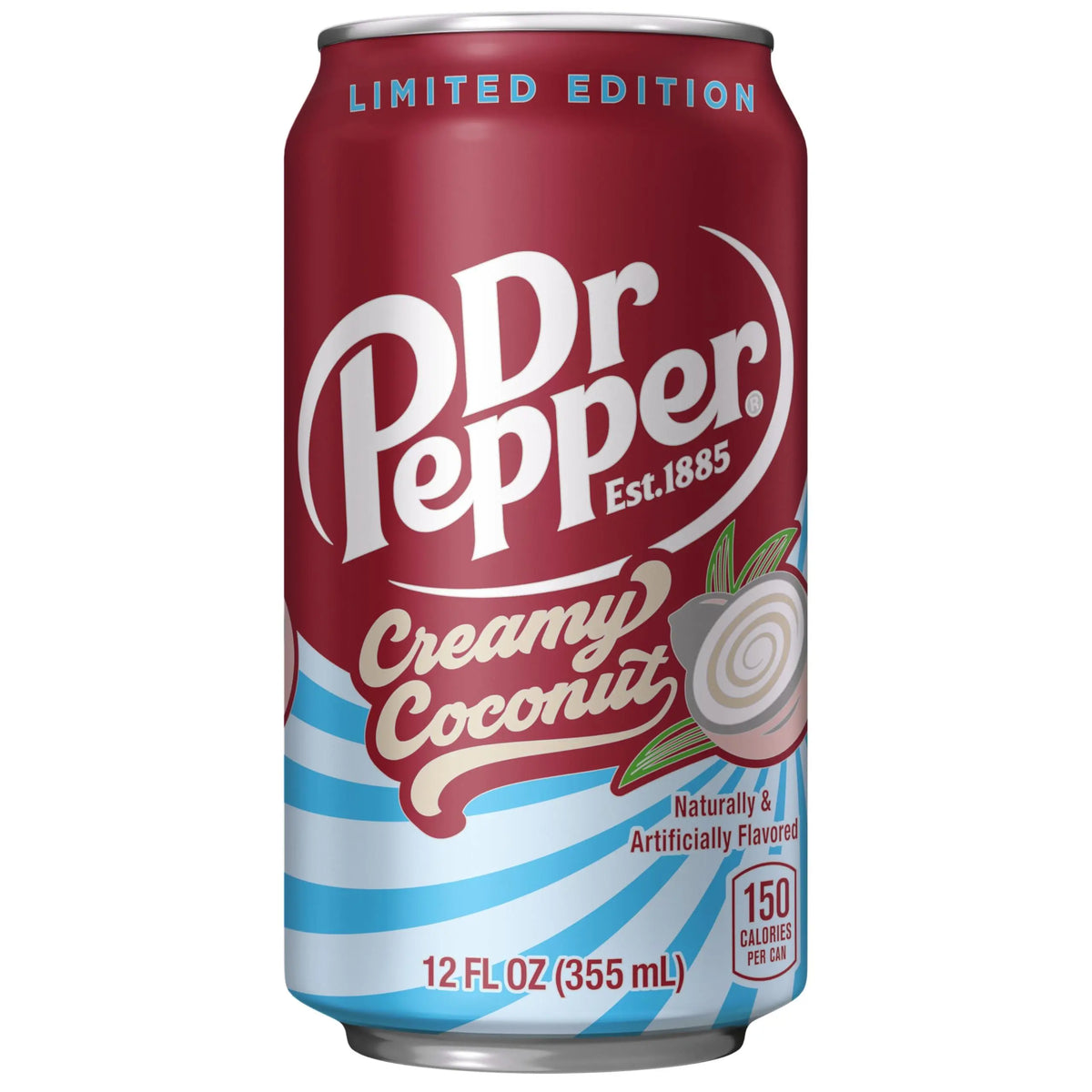 Dr Pepper limenka Creamy Coconut, 355 ml, Limited Edition