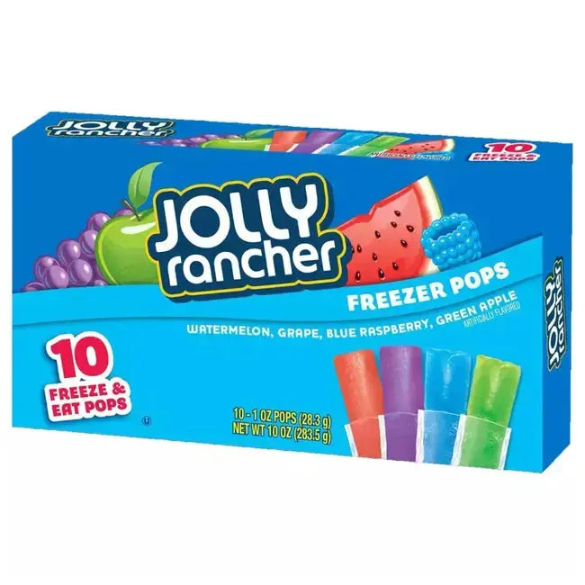 Kutija Jolly Rancher zamrznutih voćnih sladoleda, 10 kom, 283,5 g