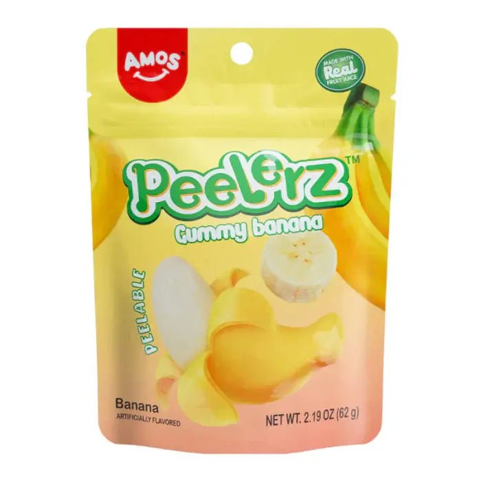 Vrećica voćnih gumenih bombona s okusom banane, Amos Peelerz