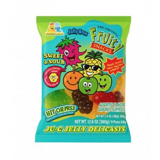 Din Don Fruity's Ju - C Sweet & Sour 360g - OhMyCandyBox