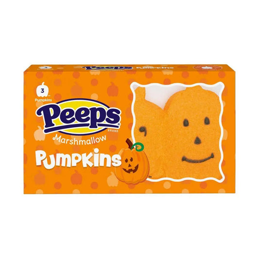 Peeps Marshmallow Pumpkins (3ct) 43g - OhMyCandyBox