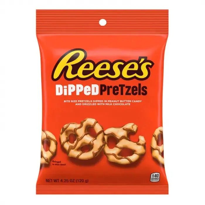 Reese's umočeni pereci u vrećici, biskvitni komadi preliveni mliječnom čokoladom